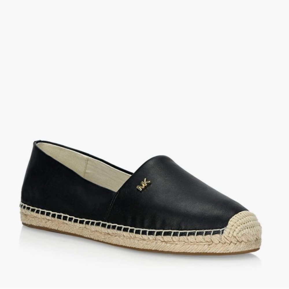 Michael Kors Kendrick Black Espadrille Flats